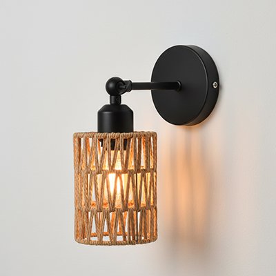 Applique murale rotin design