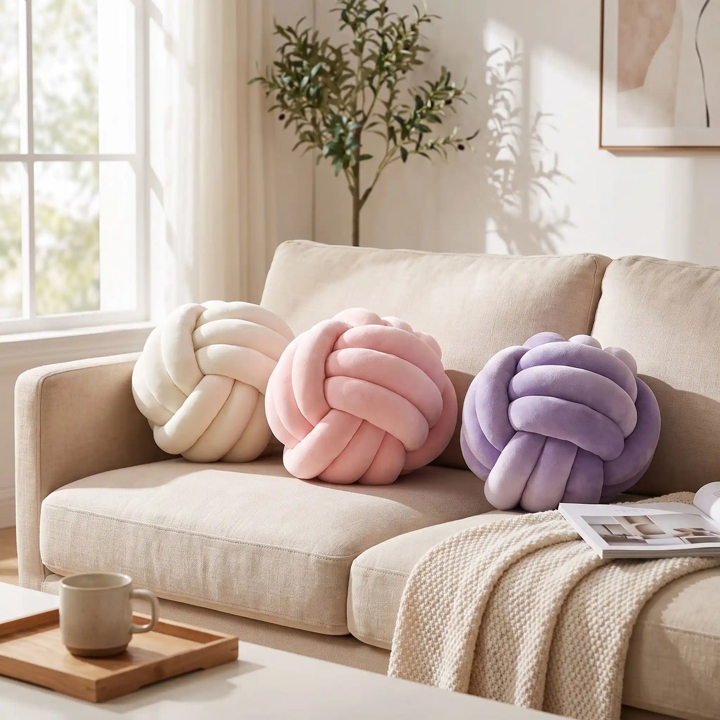  coussin  décoratif  pour canapé dans le canapé