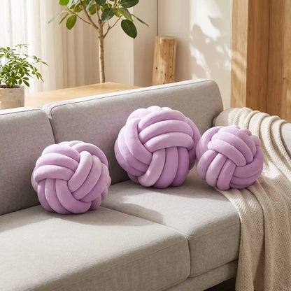 coussin décoratif pour canapé violet