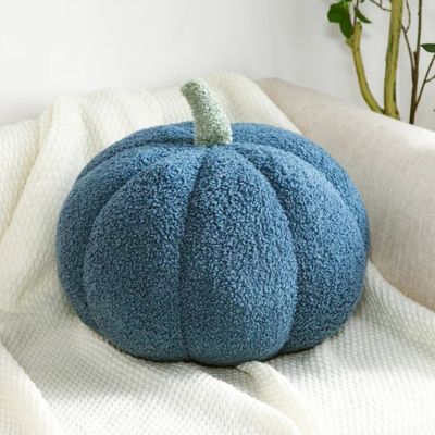 coussin rond bleu doux elegant parfait pour decorer et embellir votre espace