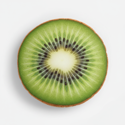 coussin rond kiwi