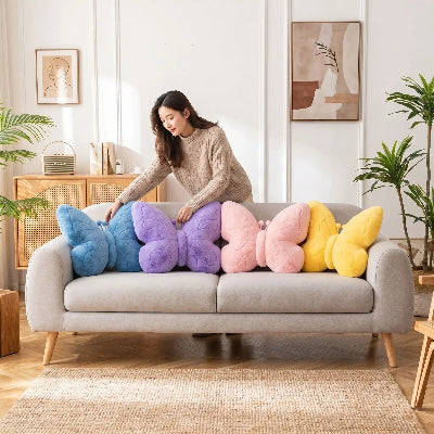 coussins décoratifs pour salon dans canapé