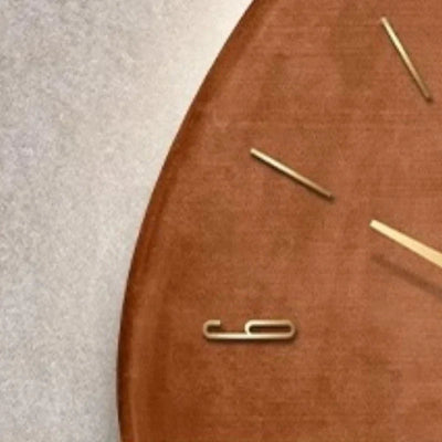 horloge murale LED moderne naturelle