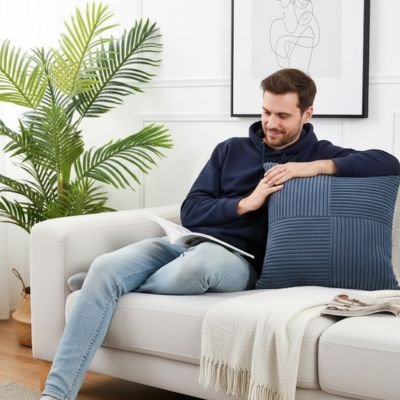 housse  coussins aux raillures