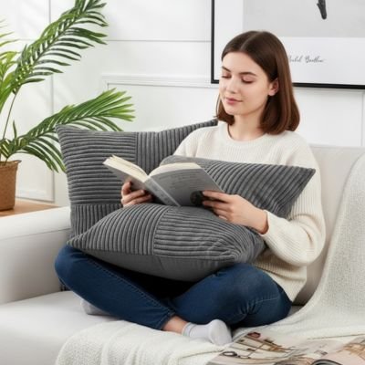 housse  coussin  doux confortable aux raillures 