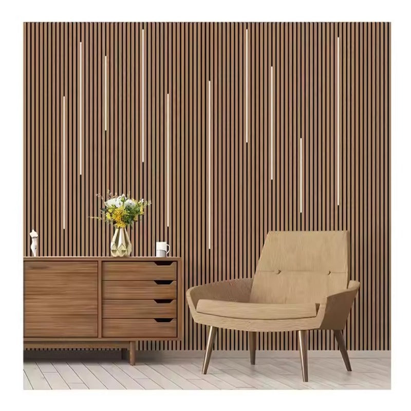 panneau mural bois décoratif intérieur parfait pour un salon élégent