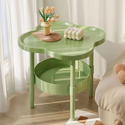 Table d'appoint​ verte à usage multiples