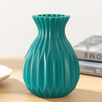 vase vert à fleur